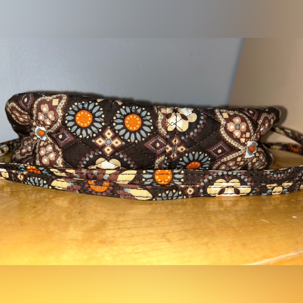 Vera Bradley Shoulder Bag Canyon Pattern, Brown, Blue - Picture 4 of 7
